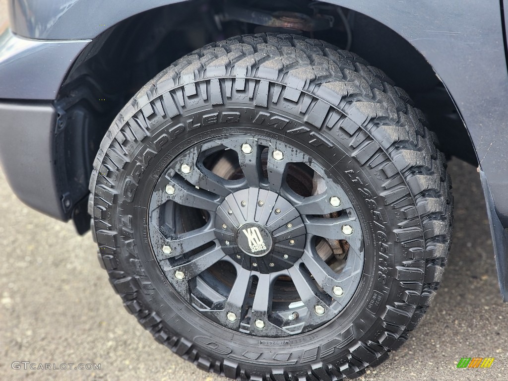2008 Tundra SR5 Double Cab 4x4 - Slate Gray Metallic / Graphite Gray photo #22