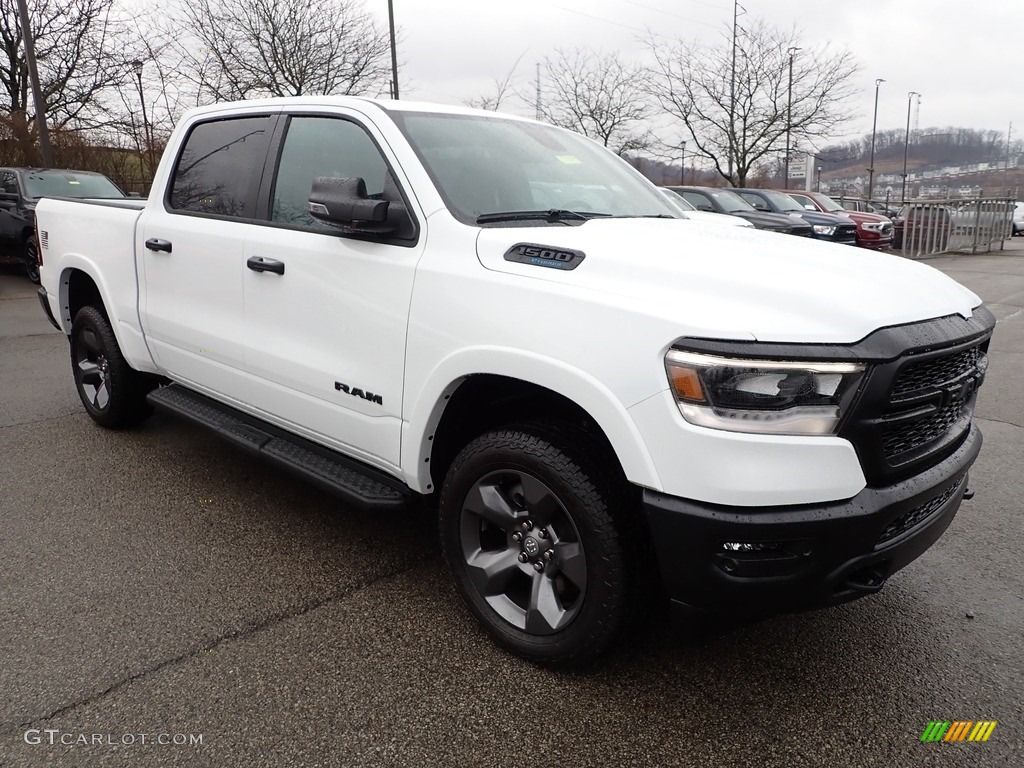 Bright White 2023 Ram 1500 Big Horn Built To Serve Edition Crew Cab 4x4 Exterior Photo #145830864