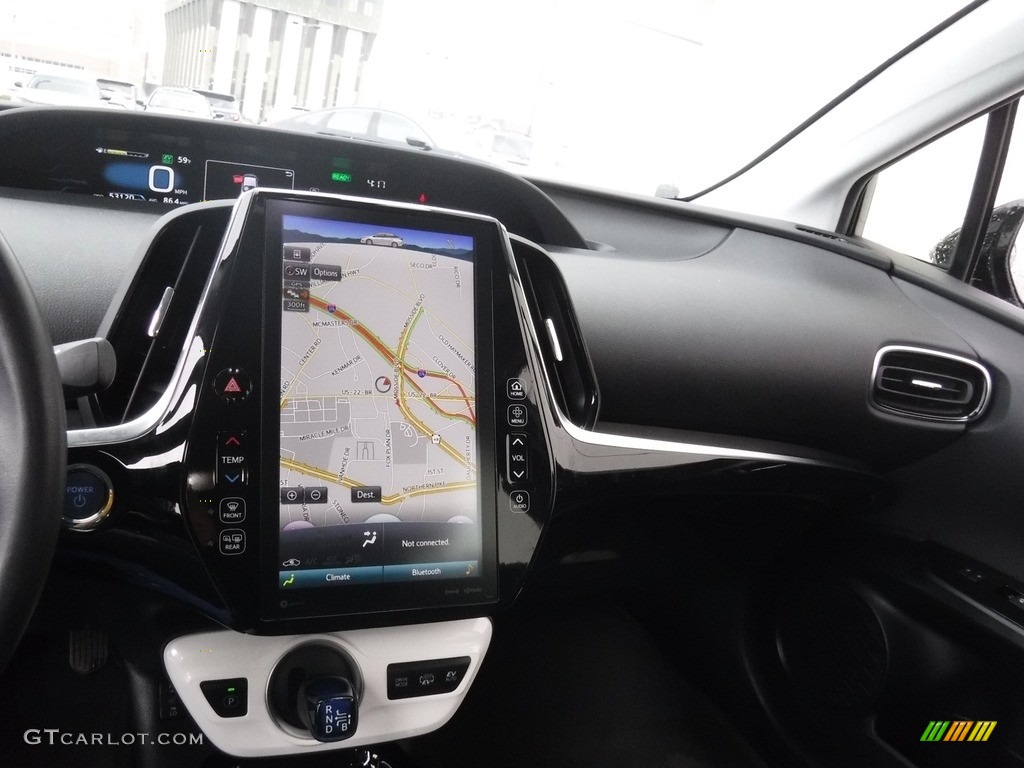 2018 Prius Prime Premium - Titanium Glow / Black photo #17