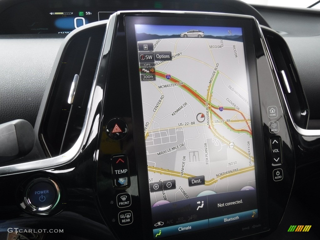 2018 Prius Prime Premium - Titanium Glow / Black photo #19