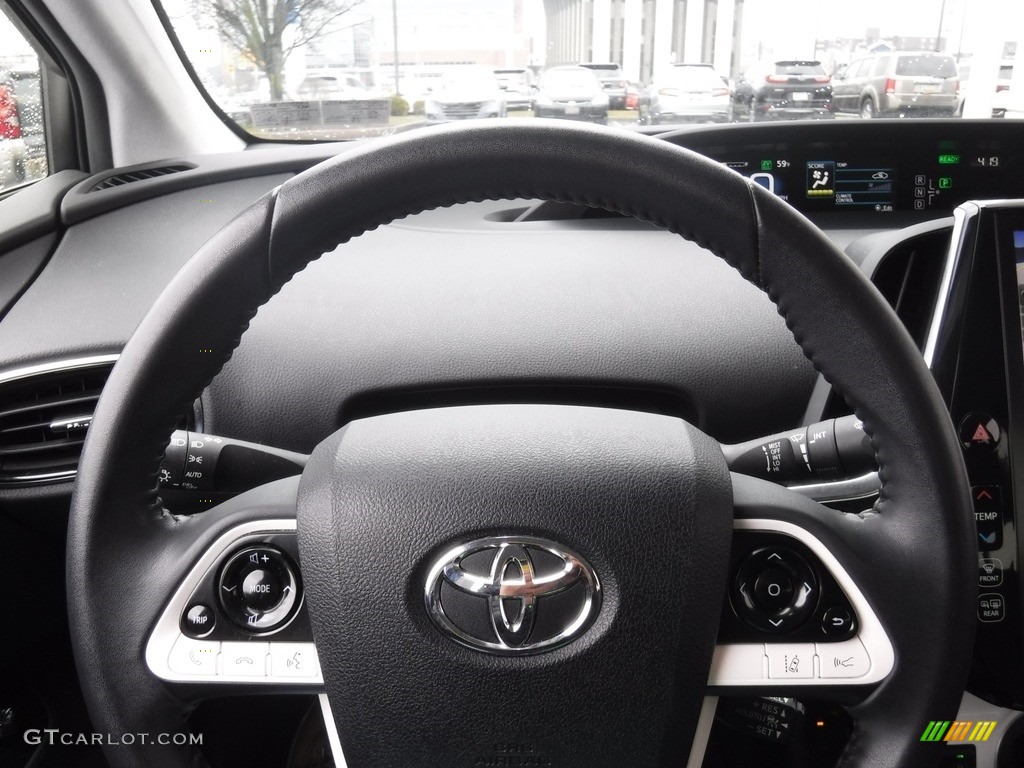 2018 Prius Prime Premium - Titanium Glow / Black photo #27