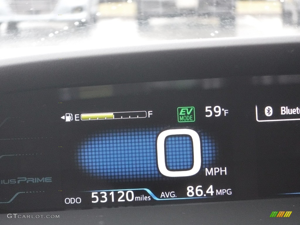 2018 Prius Prime Premium - Titanium Glow / Black photo #32