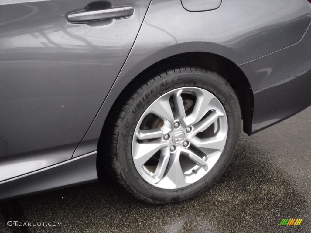 2018 Accord LX Sedan - Modern Steel Metallic / Black photo #3