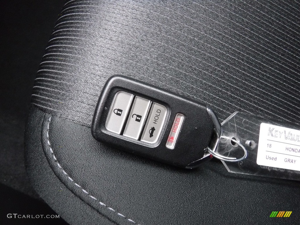 2018 Accord LX Sedan - Modern Steel Metallic / Black photo #27