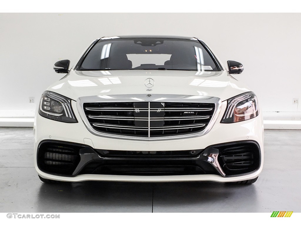 2019 S AMG 63 4Matic Sedan - designo Diamond White Metallic / Black photo #2