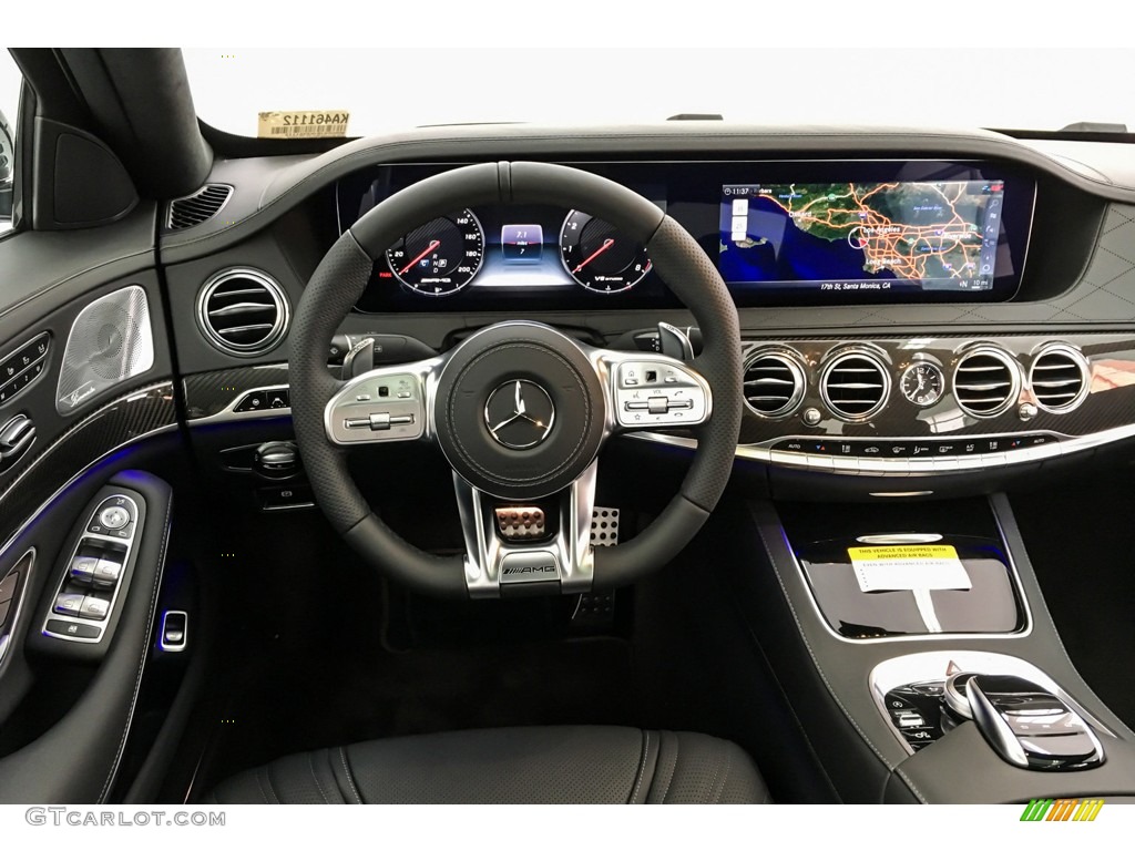 2019 S AMG 63 4Matic Sedan - designo Diamond White Metallic / Black photo #4