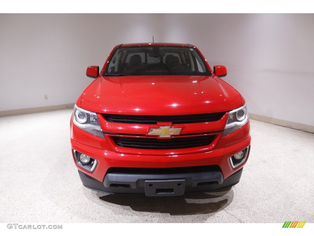 2018 Colorado Z71 Crew Cab 4x4 - Red Hot / Jet Black photo #2