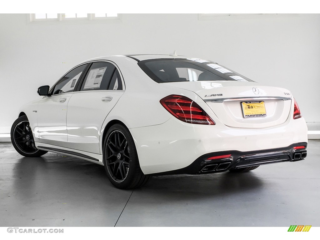 2019 S AMG 63 4Matic Sedan - designo Diamond White Metallic / Black photo #10