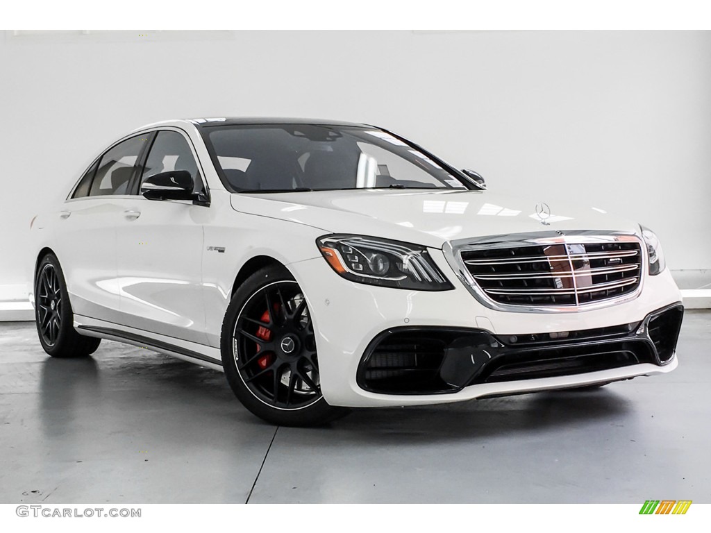 2019 S AMG 63 4Matic Sedan - designo Diamond White Metallic / Black photo #14