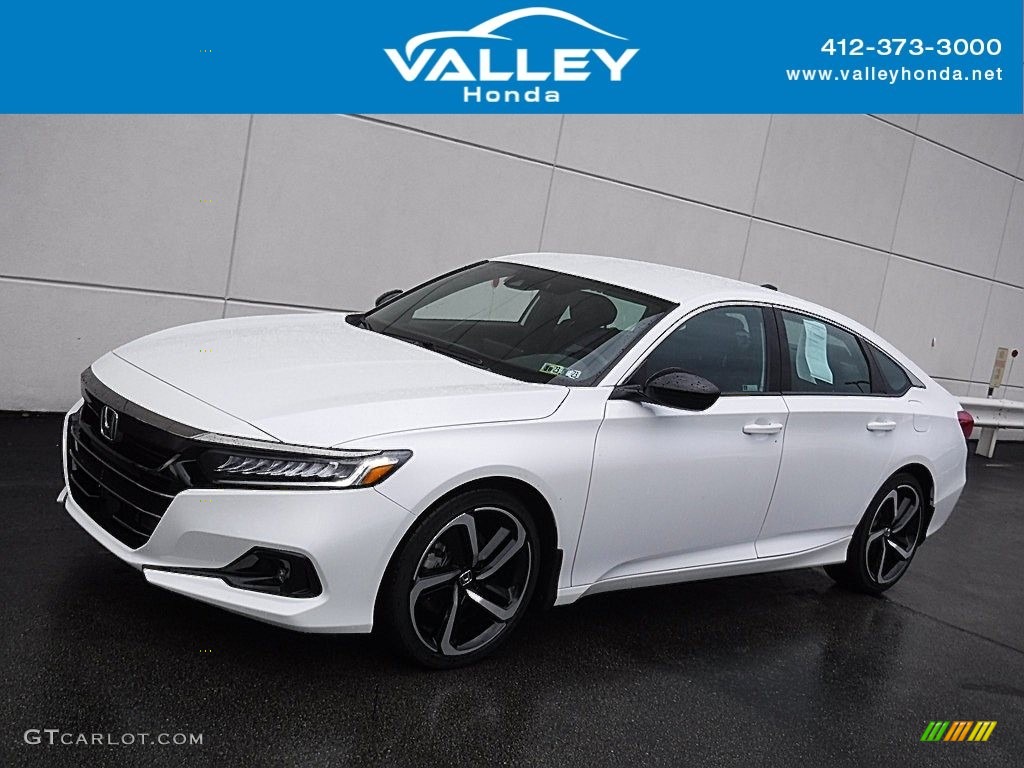 2022 Accord Sport - Platinum White Pearl / Black photo #1