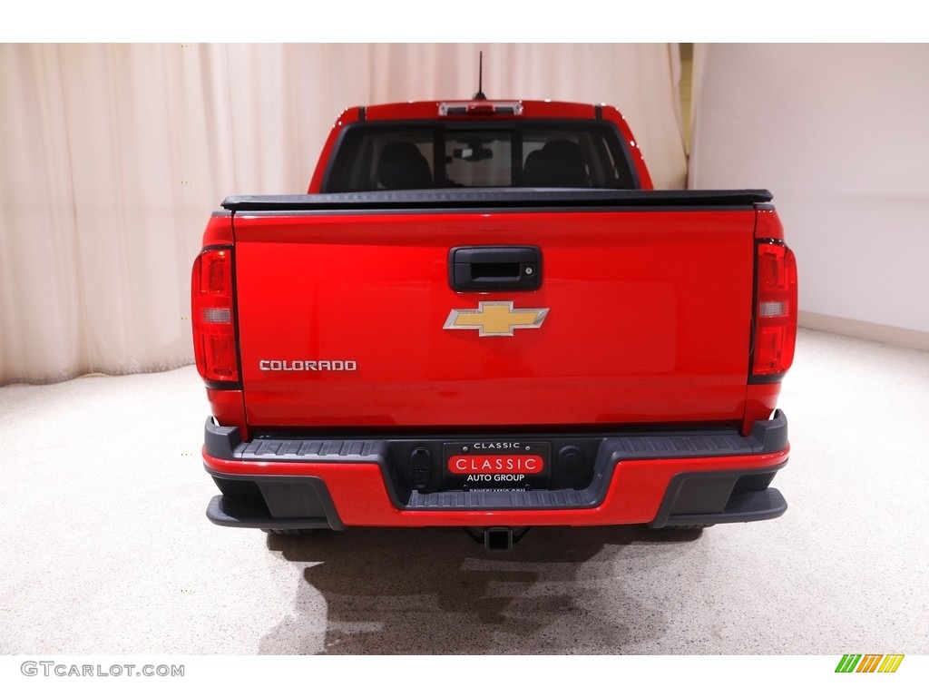 2018 Colorado Z71 Crew Cab 4x4 - Red Hot / Jet Black photo #20