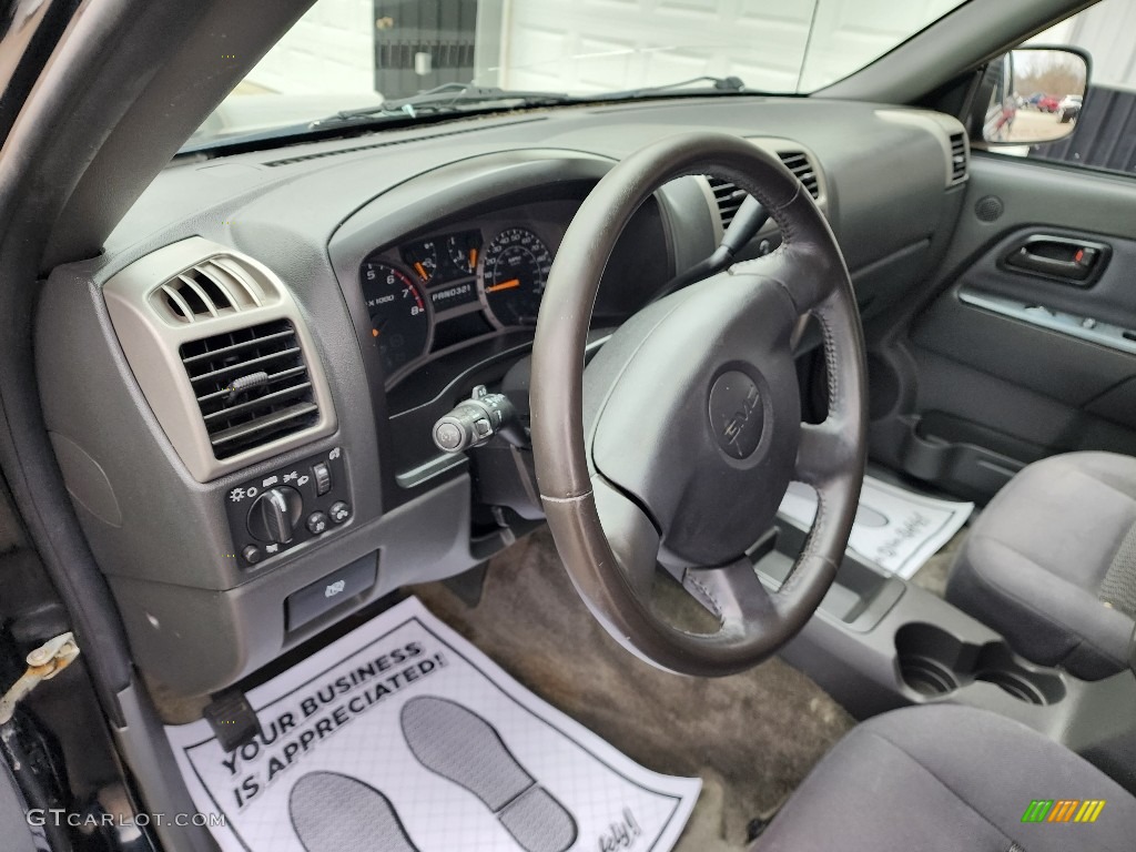 2006 Canyon SLE Crew Cab - Onyx Black / Dark Pewter photo #11