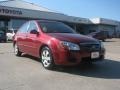 2008 Spicy Red Kia Spectra EX Sedan  photo #1