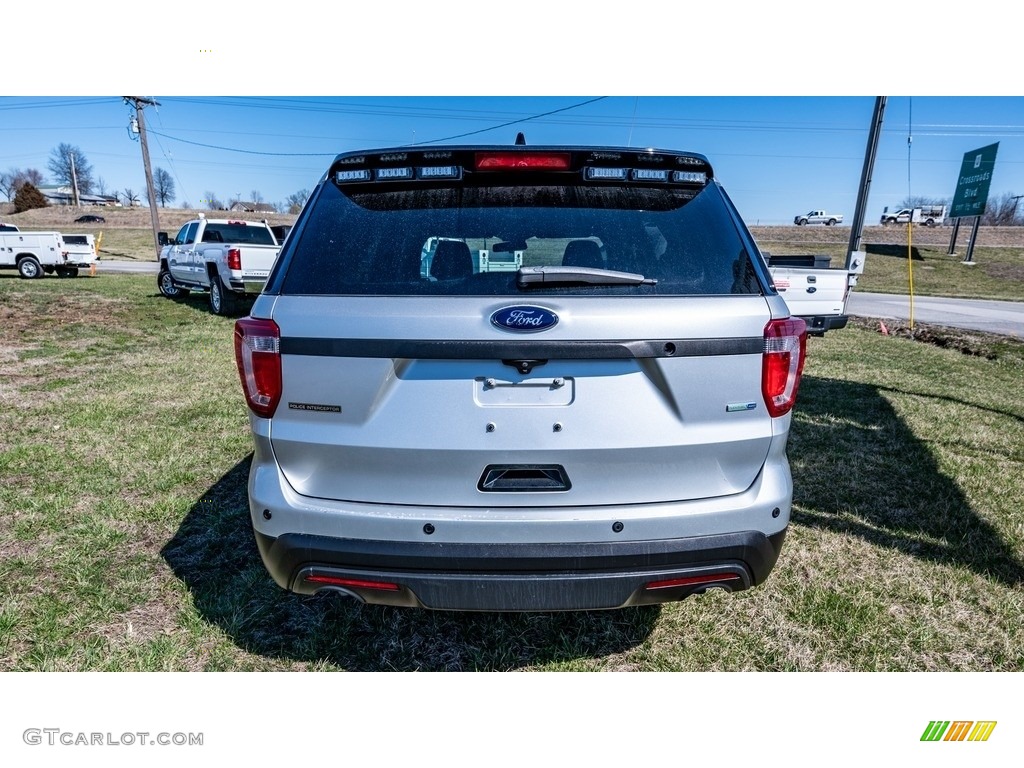 2017 Explorer Police Interceptor AWD - Ingot Silver / Ebony Black photo #4