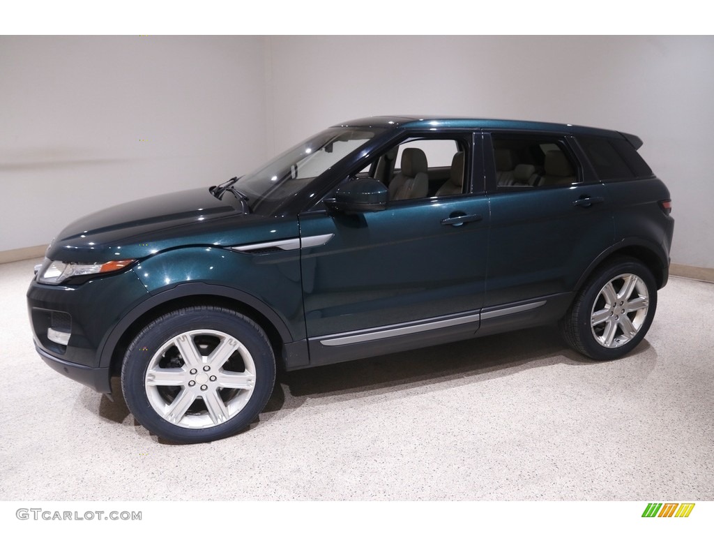 Aintree Green Metallic 2015 Land Rover Range Rover Evoque Pure Plus Exterior Photo #145834014