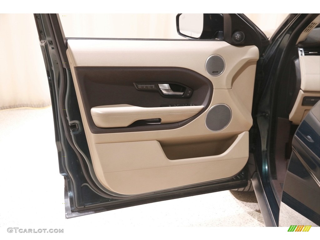 2015 Land Rover Range Rover Evoque Pure Plus Almond/Espresso Door Panel Photo #145834026