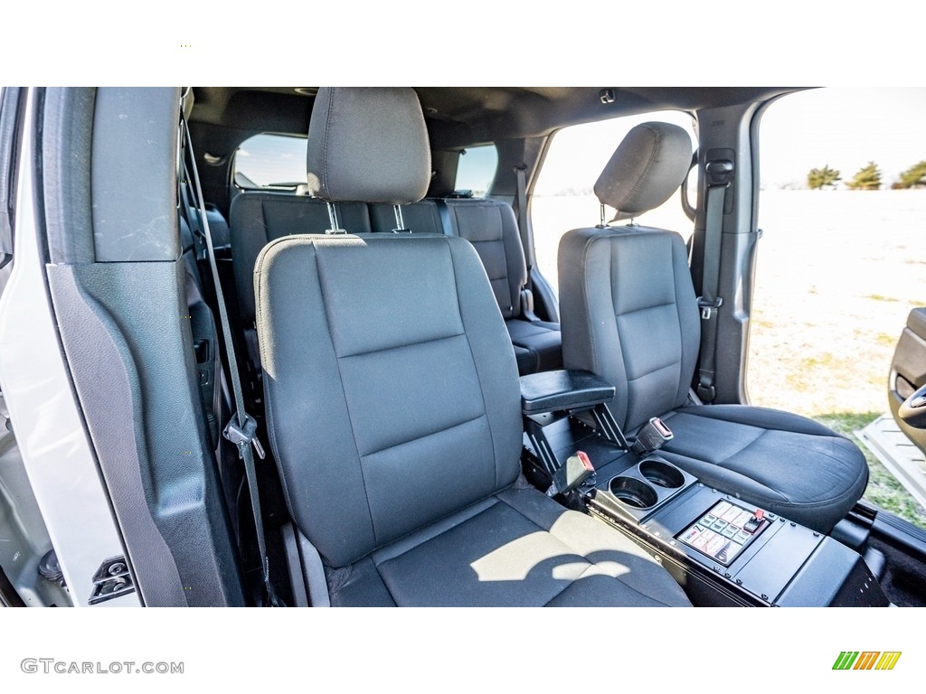 Ebony Black Interior 2017 Ford Explorer Police Interceptor AWD Photo #145834080