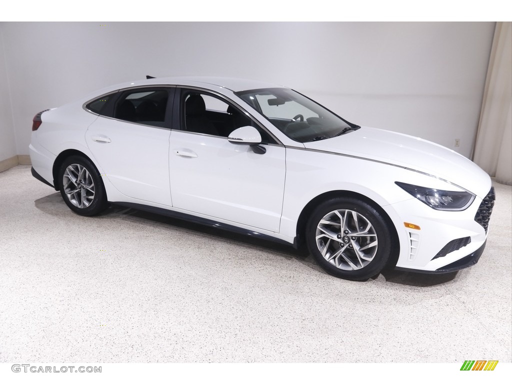 2020 Sonata SEL - Quartz White / Black photo #1