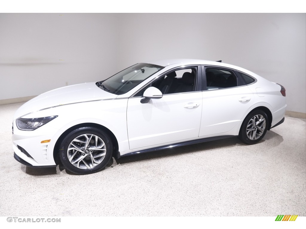 2020 Sonata SEL - Quartz White / Black photo #3