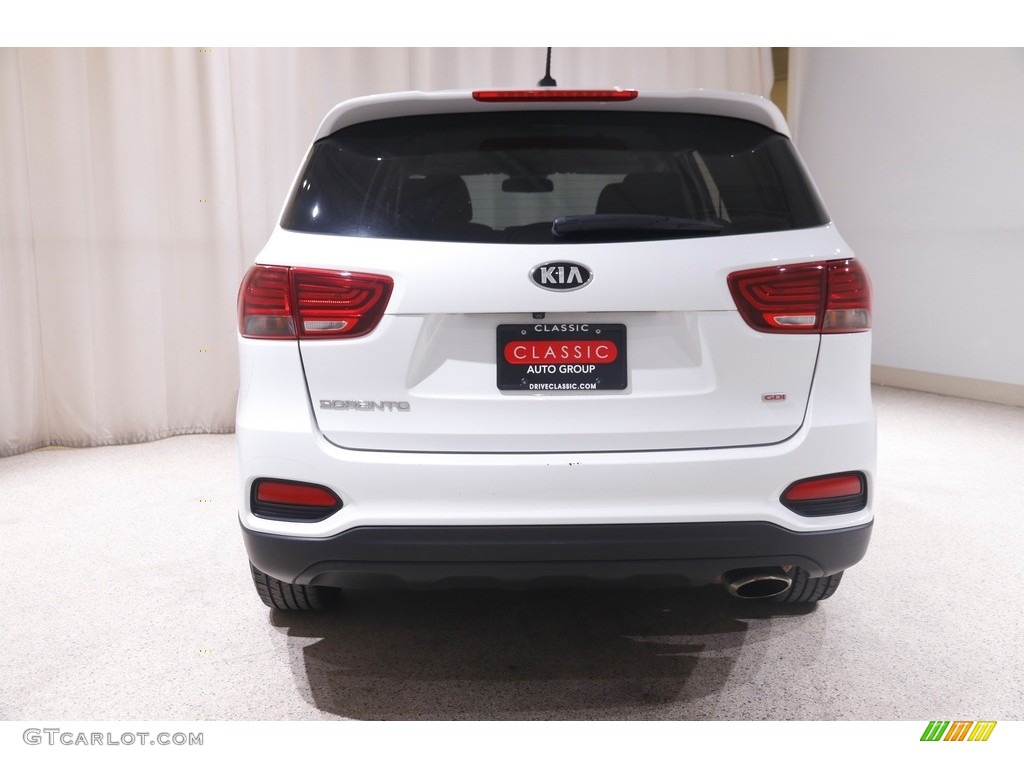 2019 Sorento LX AWD - Snow White Pearl / Satin Black photo #17