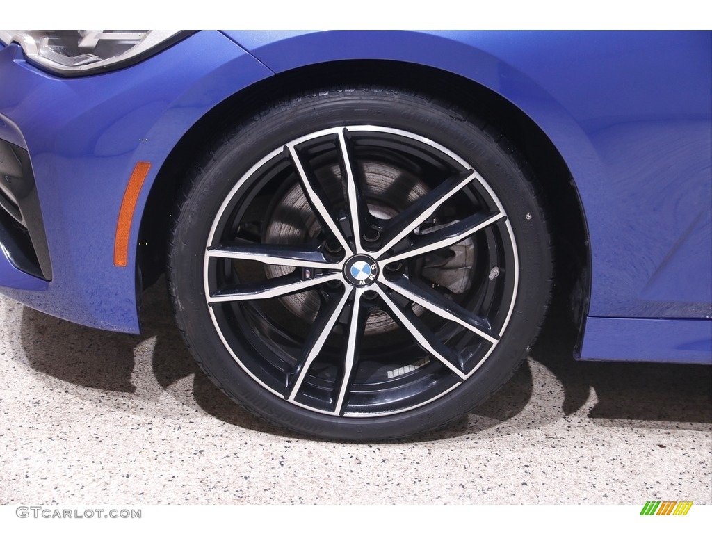 2020 3 Series 330i xDrive Sedan - Portimao Blue Metallic / Black photo #25