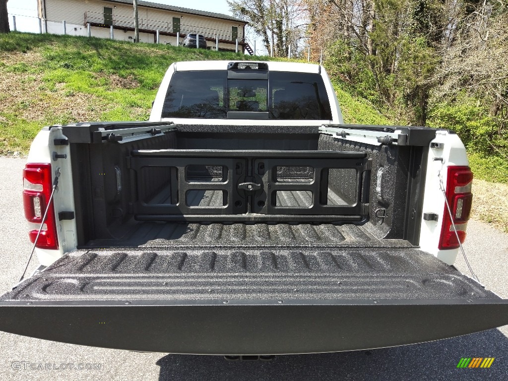 2023 3500 Laramie Crew Cab 4x4 - Pearl White / Black photo #9