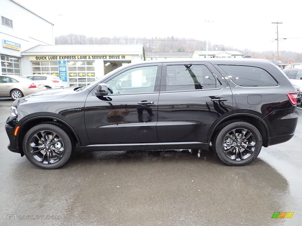 DB Black 2023 Dodge Durango R/T Hemi Orange AWD Exterior Photo #145836831
