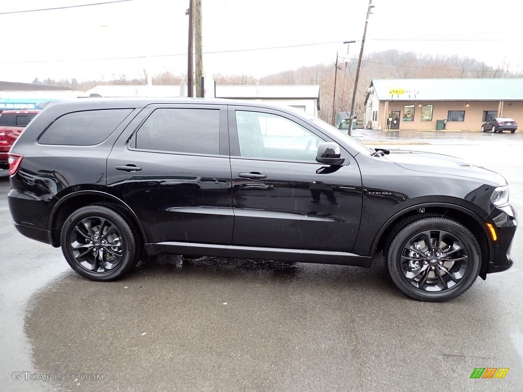 DB Black 2023 Dodge Durango R/T Hemi Orange AWD Exterior Photo #145836960