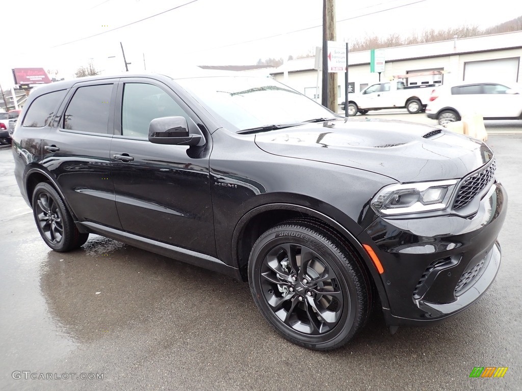 DB Black 2023 Dodge Durango R/T Hemi Orange AWD Exterior Photo #145836987