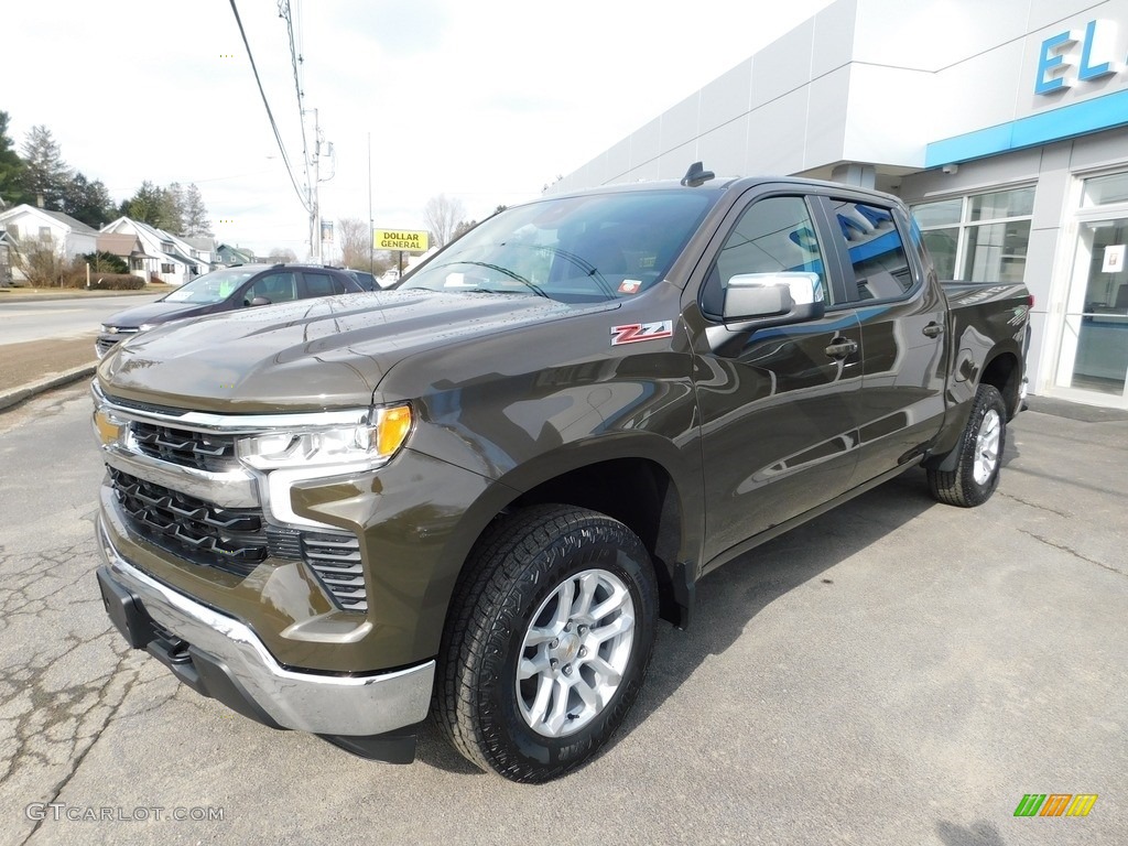 Harvest Bronze Metallic 2023 Chevrolet Silverado 1500 LT Crew Cab 4x4 Exterior Photo #145837062