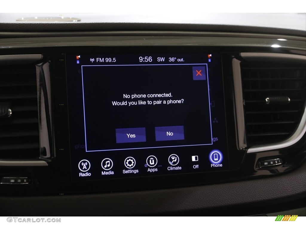 2017 Pacifica Touring - Dark Cordovan Pearl / Cognac/Alloy/Toffee photo #14