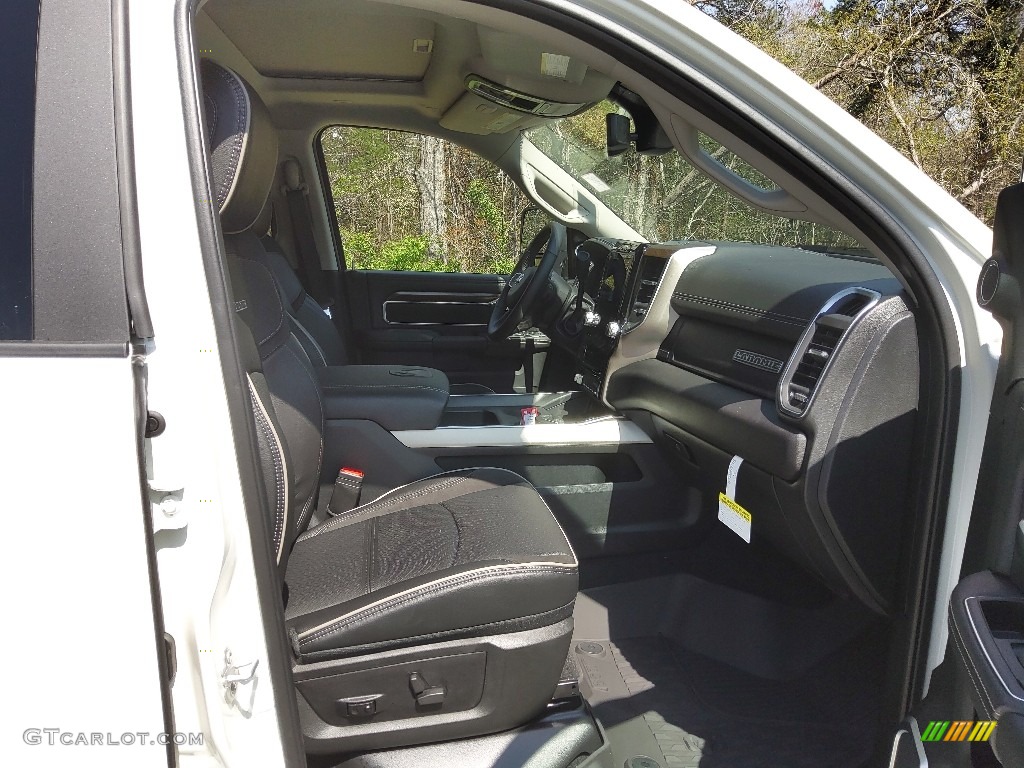 2023 3500 Laramie Crew Cab 4x4 - Pearl White / Black photo #21
