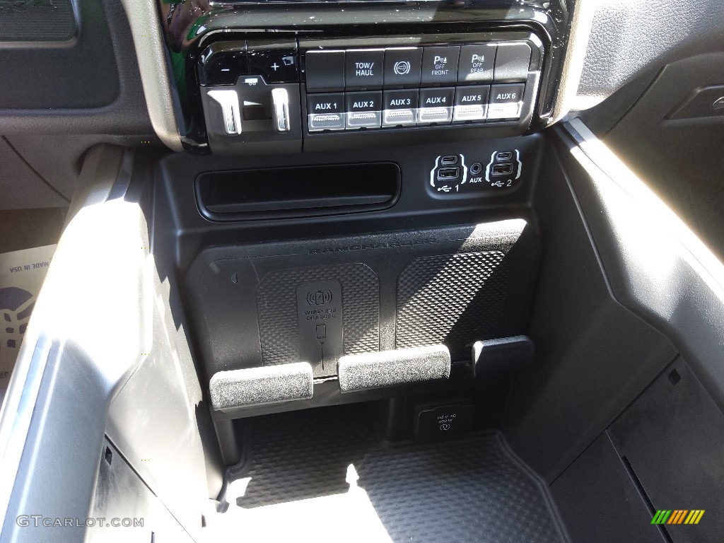 2023 3500 Laramie Crew Cab 4x4 - Pearl White / Black photo #32