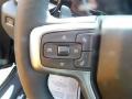 Jet Black Steering Wheel Photo for 2023 Chevrolet Silverado 1500 #145837593