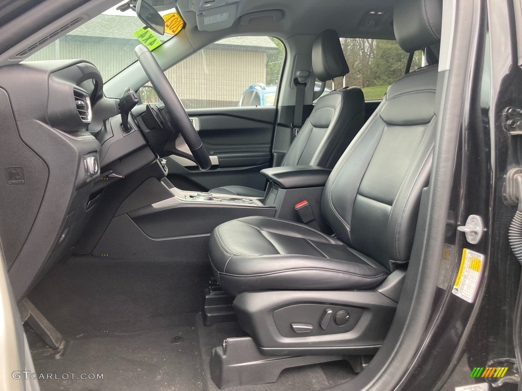 2021 Explorer XLT - Agate Black Metallic / Ebony photo #10