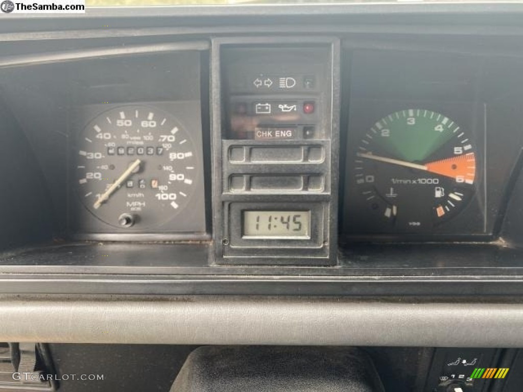 1989 Volkswagen Vanagon GL Wolfsburg Edition Gauges Photos
