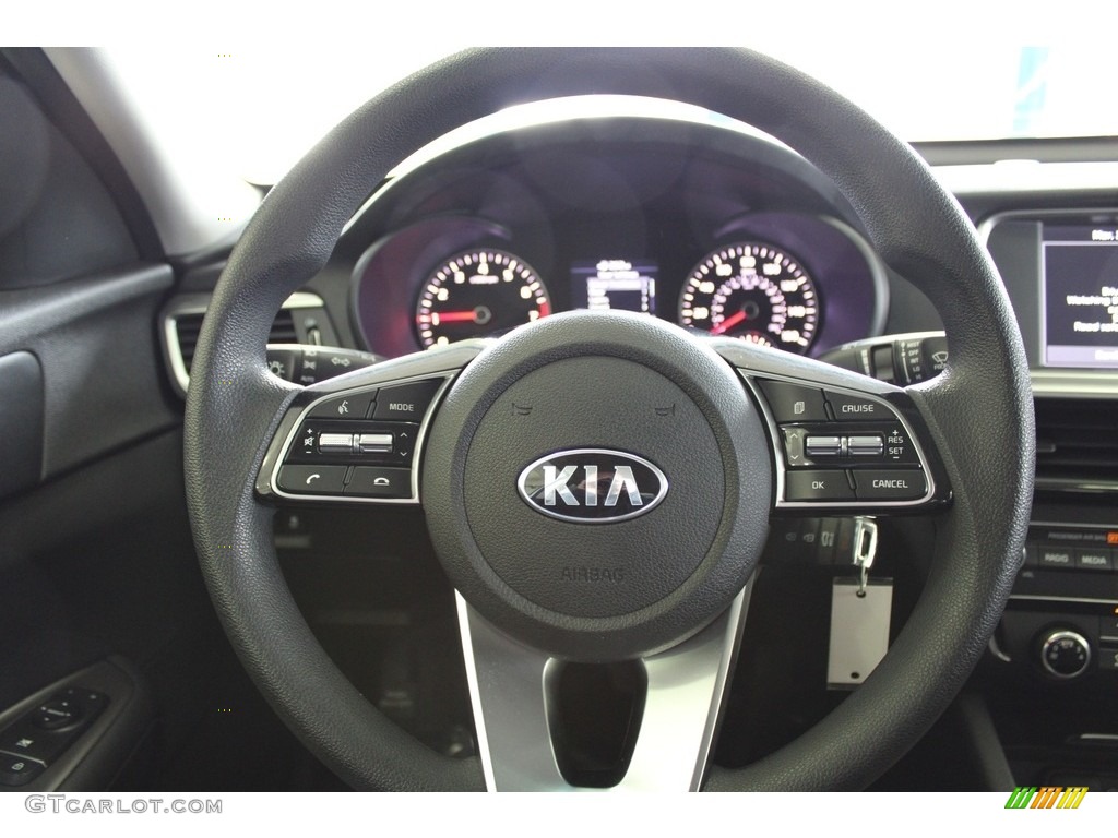 2020 Optima LX - Sparkling Silver / Black photo #29
