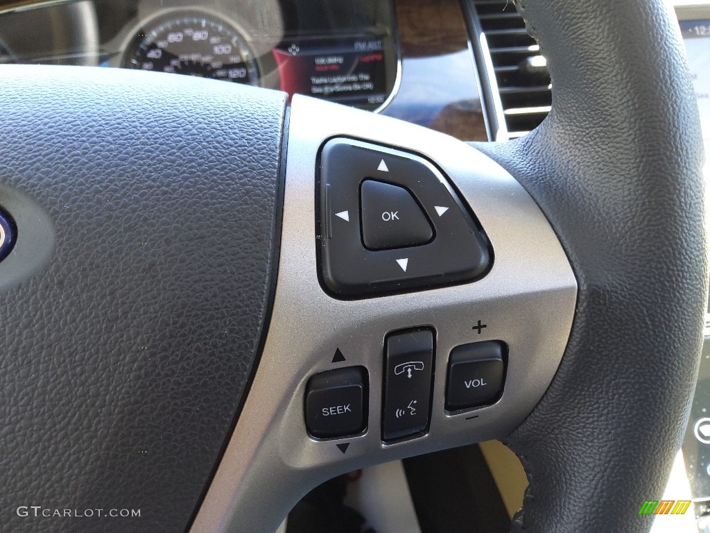 2019 Ford Taurus Limited Dune Steering Wheel Photo #145839917