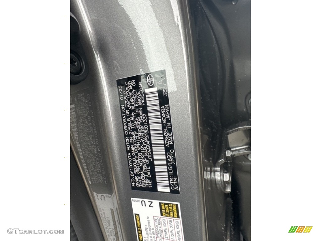 2023 Crown Color Code 1L5 for Heavy Metal Photo #145839979