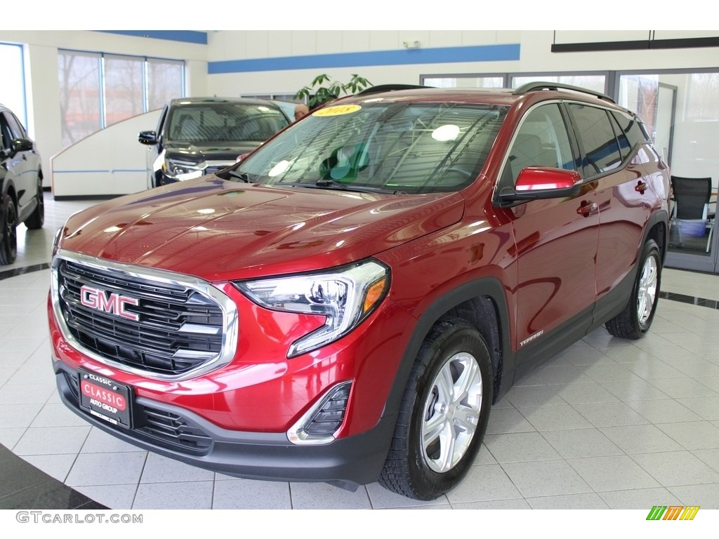 2018 Terrain SLE AWD - Red Quartz Tintcoat / ­Jet Black photo #1