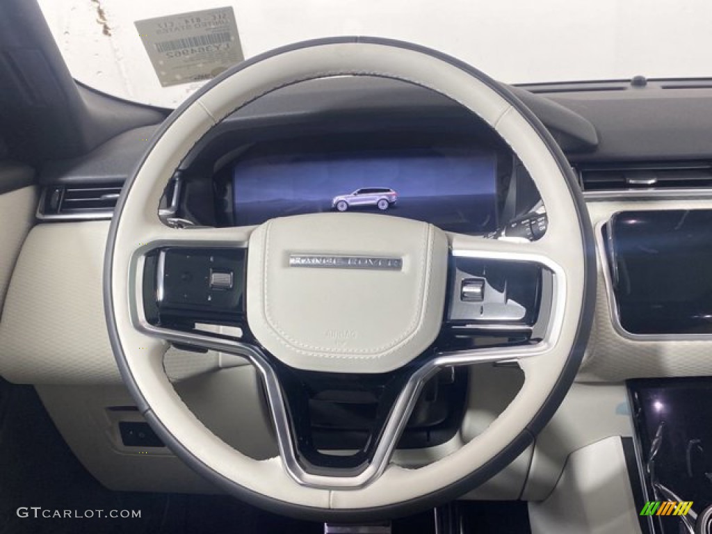 2023 Land Rover Range Rover Velar R-Dynamic S Light Oyster Steering Wheel Photo #145840424