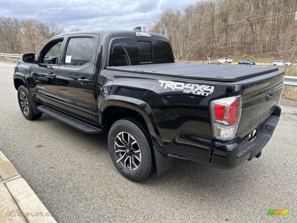 Black 2023 Toyota Tacoma TRD Sport Double Cab 4x4 Exterior Photo #145840766