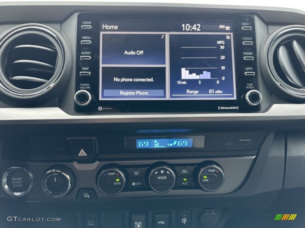 2023 Tacoma TRD Sport Double Cab 4x4 - Black / Black/Cement photo #12