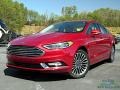 Ruby Red 2017 Ford Fusion SE Exterior