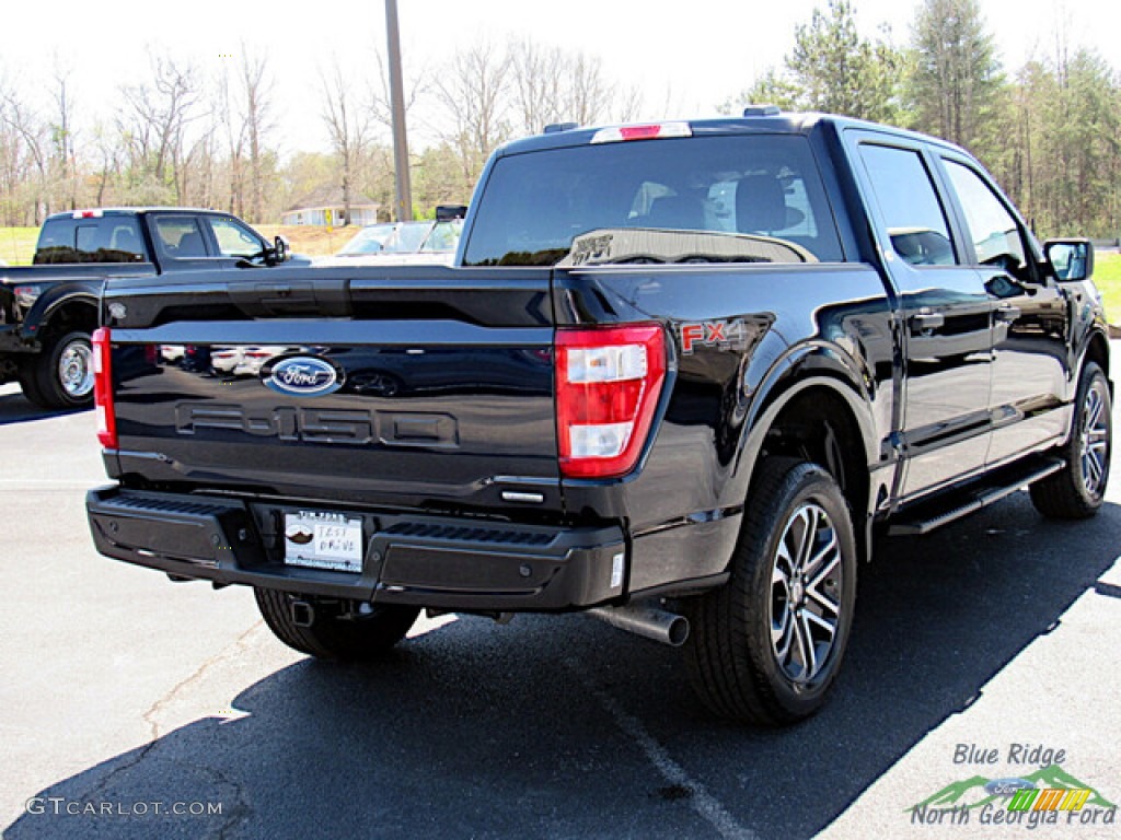 2023 F150 STX SuperCrew 4x4 - Antimatter Blue Metallic / Black photo #5