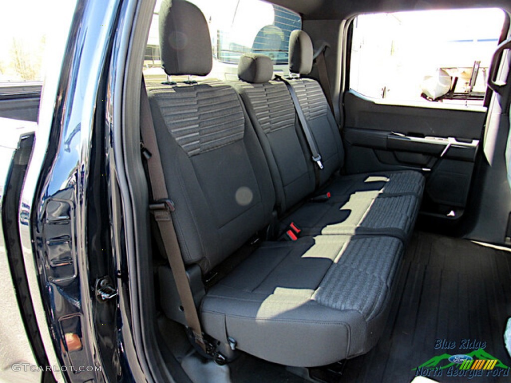 2023 F150 STX SuperCrew 4x4 - Antimatter Blue Metallic / Black photo #12