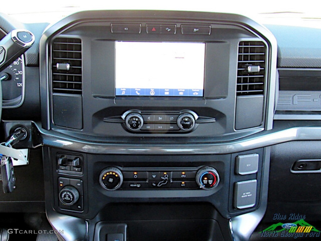2023 F150 STX SuperCrew 4x4 - Antimatter Blue Metallic / Black photo #16