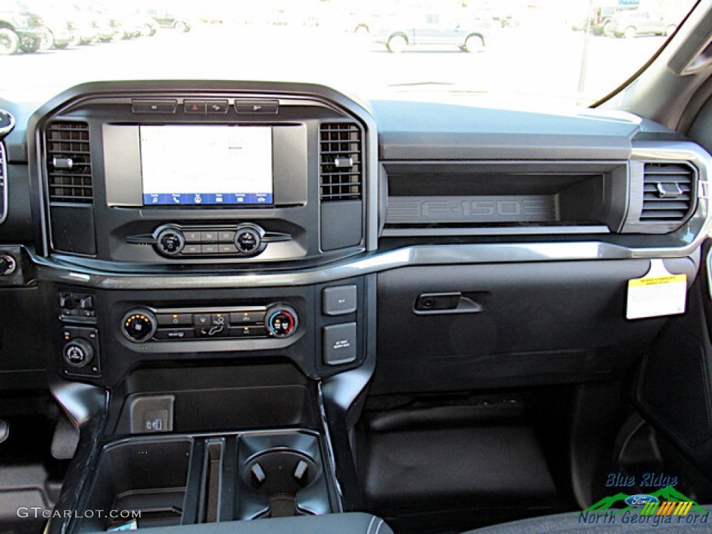2023 F150 STX SuperCrew 4x4 - Antimatter Blue Metallic / Black photo #18