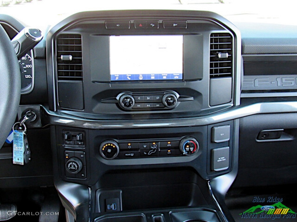 2023 F150 STX SuperCrew 4x4 - Antimatter Blue Metallic / Black photo #19