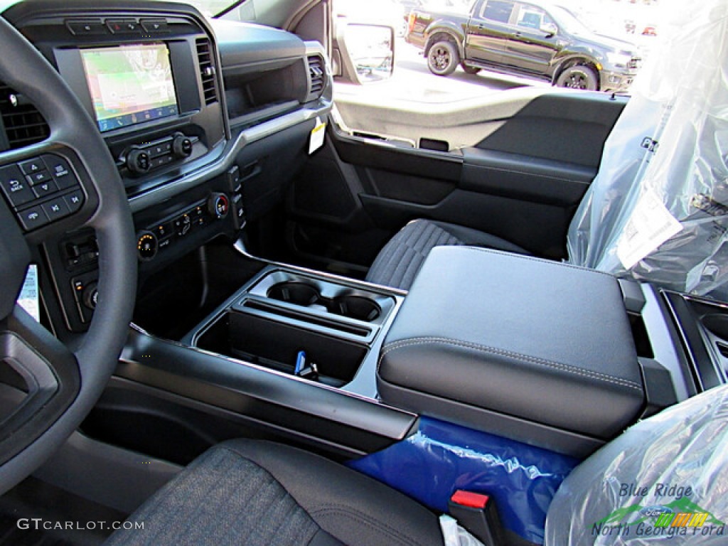 2023 F150 STX SuperCrew 4x4 - Antimatter Blue Metallic / Black photo #26